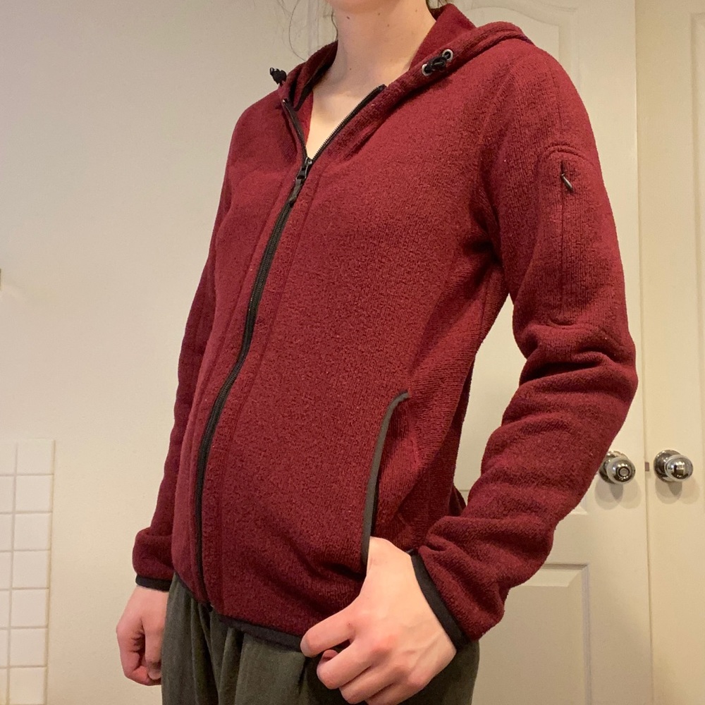 ExOfficio Magenta Zip-Up Sport Jacket